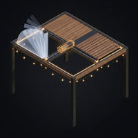 Motorized Louvered Pergola Designed for All-Season Comfort, Adjustable Slats, Weather Protection, Outdoor Living — How It Works