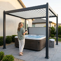 Steel Pergola — Lifestyle
