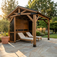 Steel Roof Gazebo — Studio Shot