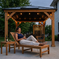 Steel Roof Gazebo — Lifestyle